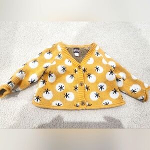 Tea tomatoes print sweater 12-18m